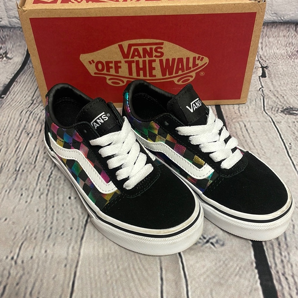 Toddler Vans Iridescent Check, size 11